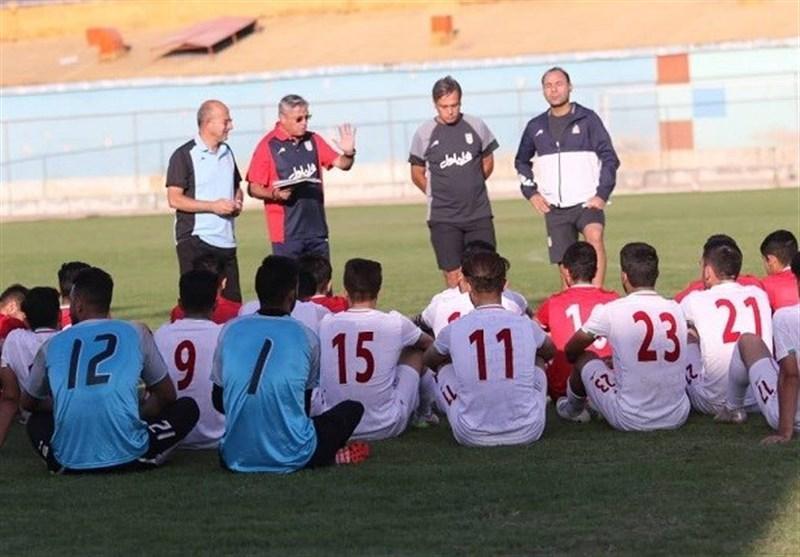 نخستین تمرین تیم فوتبال امید فردا برگزار می گردد