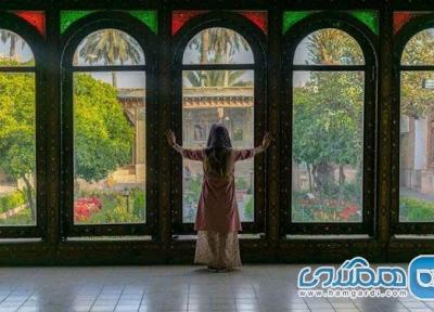 خانه ای در شیراز که هنر دوره قاجار را به خوبی منعکس نموده است