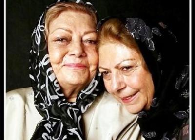 عکس مادر سینمای ایران با دختربازیگرش قبل از انقلاب ! ، نادره و ثریا قاسمی در جوانی !