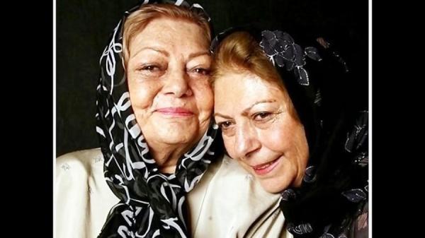 عکس مادر سینمای ایران با دختربازیگرش قبل از انقلاب ! ، نادره و ثریا قاسمی در جوانی !